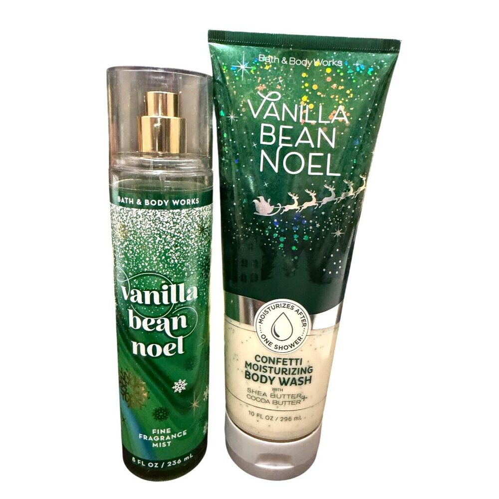 Bath & Body Works Vanilla Bean Noel 2pc Set‎ NEW